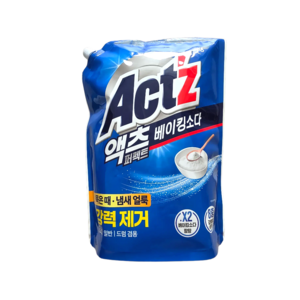 액츠 퍼펙트 베이킹소다 액상세제 리필, 2.2L, 4개