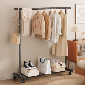 워나던 철제 스탠드 이동식 행거