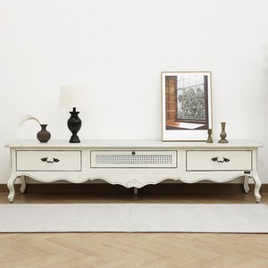 바네스데코 프로빈 거실장 (엔틱 크림)