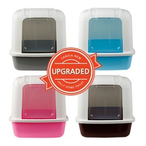 산시아코리아 졸리 후드형 고양이 화장실 + 모래삽, 그레이, 1개