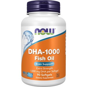 나우푸드 DHA-1000 피쉬 오일 1000mg 소프트젤, 90정, 1개