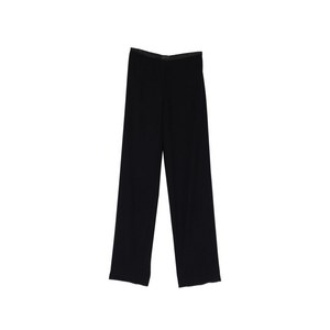 엠포리오아르마니 새틴 트리밍 웨이스트 팬츠, 블랙계열, Italy 50