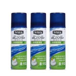 쉬크 쉐이브가드 센서티브 라임폼 60ml x 3개