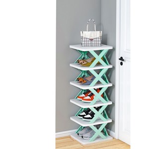 태영스토어 간편 조립식 미니 신발장 신발 정리대, 6단, 1개