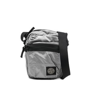스톤 아일랜드 지퍼 컴퍼스 메신저 백