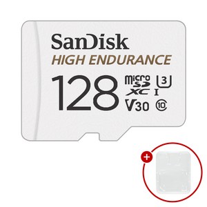 샌디스크 마이크로SD카드 High Endurance 하이엔듀런스 SDSQQNR + SD카드 케이스