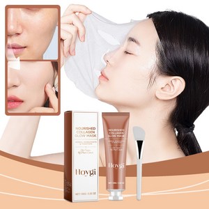 저분자 콜라겐 필오프팩 세트 리프팅 포어 솔루션 주름 각질 제거 물톡스 피부 톤개선 톤업 쿨링 효과 젤 타입 바르는 전체 얼굴 마스크 랩핑 마스크 100g, 2개, 1개입