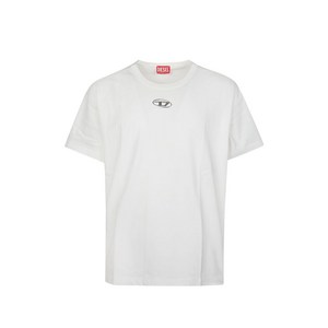 디젤 T저스트-Od 로고 티셔츠, 화이트계열, Standard XL(KR 110)