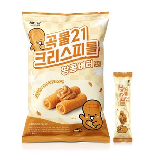 혜인담 곡물21 크리스피롤 땅콩버터맛, 150g, 1개