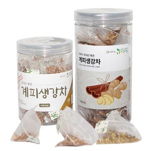 지구마을 국내산 삼각티백 전통차 계피생강차 티백차, 1개, 50개입, 1g