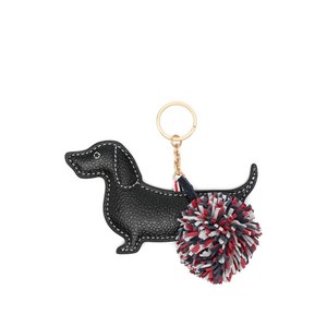 톰 브라운 도그 셰이프 레더 키링