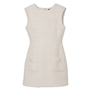 마크제이콥스 트위드 포켓 미니 드레스, 베이지계열, US 4