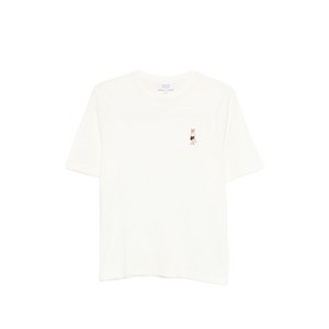 메종키츠네 자수 티셔츠, 베이지계열, L(KR 77)