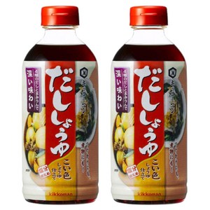 기꼬만 다시 간장 진한 색 베이스, 500ml, 2개