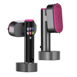 Voltmate 핸디형 스팀다리미 5가지 온도 조절 8S 빠른 스팀 디지털 표시창 2in1 가정용 여행용