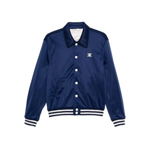 셀린느 트리옹프 모티프 봄버 재킷, 블루계열, XL(KR 110)