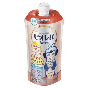 비오레 U 바디워시 모이스처라이징 리필용, 340ml, 1개