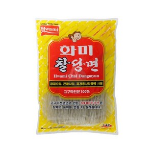 화미 찰당면 1kg 찜닭사리 잡채 당면사리 찌개사리, 1, 1