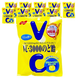 노벨 VC - 3000 목캔디 레몬, 90g, 10개