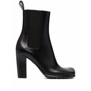 보테가 베네타 스톰 가죽 앵클 부츠