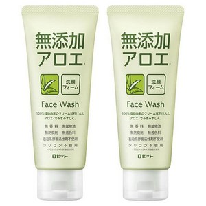 로제트 무첨가 알로에 세안폼 140g 2개 클렌징폼 일본 세안제, 140g, 2개