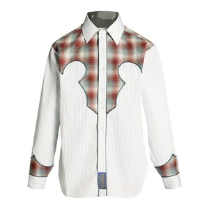 메종 마르지엘라 메종 마르지엘라 X 펜들턴 요크 디테일 스트라이프 셔츠