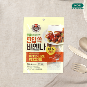 모티마켓 백설 한입쏙 칼집 비엔나, 1개, 90g