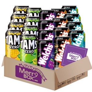 제로탄산세트 A 탐스제로{사과4+파인애플4}+웰치제로{오렌지4+포도4+샤인머스켓4}+메세지카드