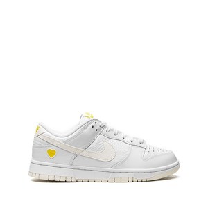 나이키 덩크 로우 옐로 하트 스니커즈, US 10.5(KR 275), 화이트계열