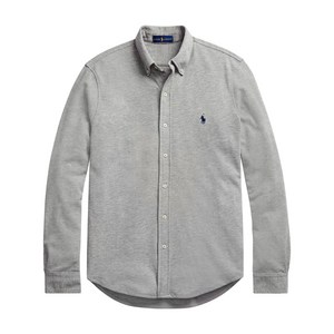 폴로랄프로렌 로고 자수 버튼다운 셔츠, 그레이계열, Standard XXL(KR 45.5)