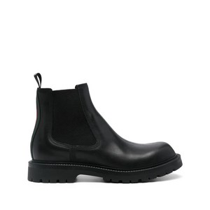 구찌 웹 스트라이프 트리밍 부츠, UK 8(KR 270), 블랙계열