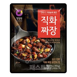 청정원 직화짜장, 80g, 1개