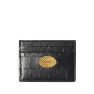 버버리 코츠월드 크로커다일 이펙트 로고 지갑
