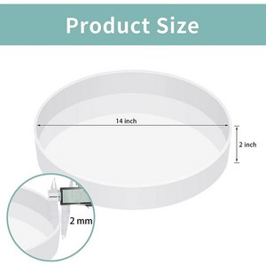 실리콘 몰드 부자재 레진 테이블 원형 에폭시 수지 금형 강 DIY 공예 도마 데스크탑 장식 14 인치 624704, 14in mold, 1개