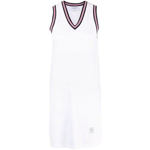 톰 브라운 V넥 민소매 드레스