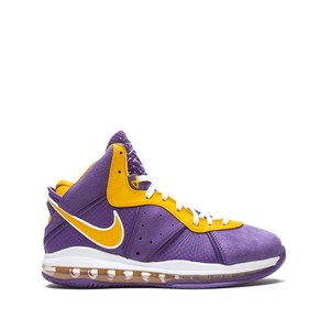 나이키 르브론 8 레이커스 스니커즈, US men 10(KR 280), 바이올렛/보라계열