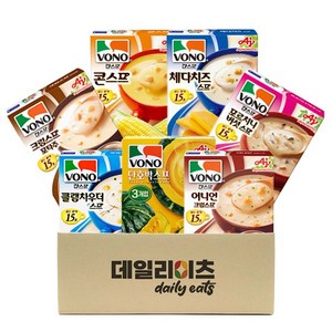 [데일리이츠] 보노 스프 7종 믹스세트 (3봉 X 7개) 총 21봉, 1개