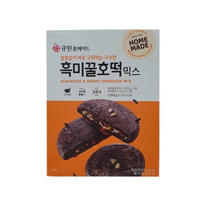 큐원 흑미 꿀호떡믹스 400g, 3개