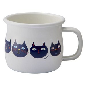 다마하시 플룬 법랑 머그컵 380ml 12x9.5x7.5cm