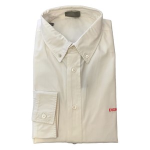 디올 자수 버튼다운 셔츠