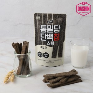 [다신샵] 통밀당 단백칩 흑임자스틱, 50g, 10개