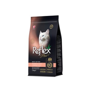 Reflex 고양이 플러스 안티헤어볼 건식사료, 1개, 연어, 1.5kg