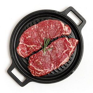 초이스등급 냉장 채끝 400g (일반/스테이크), 냉장 채끝 400g 스테이크용(두께 3cm), 1개