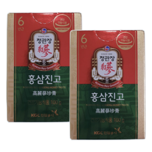 정관장 홍삼진고 100g+따라밴드 머리끈 증정, 100g, 2개