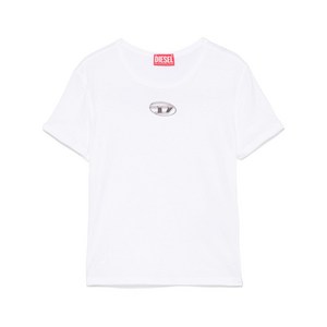 디젤 T-언큐티-롱-Od 티셔츠, 화이트계열, S