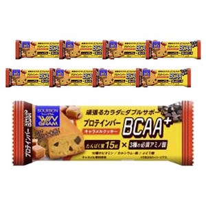 부르봉 프로틴바 BCAA+ 카라멜 쿠키 40g x 9개 일본 단백질바, 40g, 9개