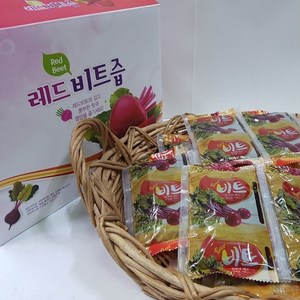 중리농원 비트즙 50팩 + 맛보기 사은품 / 100ml, 50개