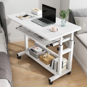 이동식 사이드테이블 800 다용도 컴퓨터 책상 J-0500, 화이트
