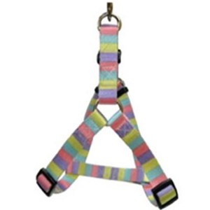 부상 하네스 Luxurious Series 색동 강아지 가슴줄 럭셔리 가슴줄, 1개