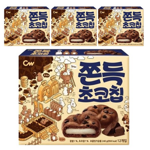 청우식품 쫀득초코칩, 240g, 20개